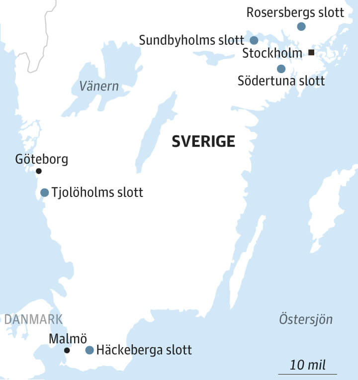 Kart Over Slott I Sverige () Kart Over Slott I Sverige